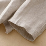 Buddha Stones Commute Retro Pure Color Lapel Cotton Linen Women's Jacket With Pockets - image 11
