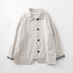 Buddha Stones Commute Patchwork Design Cotton Women's Jacket With Pockets - Linen - US14，UK/AU18，EU46 (2XL) - image 5