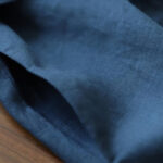 Buddha Stones Casual Plain Lace-up Stand Collar Linen Midi Dress With Pockets - image 6