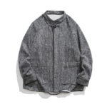 Buddha Stones Long Sleeve Frog-button Design Men's Cotton Jacket Shirt With Pockets - DarkGray - US/UK/AU46，EU56 (5XL) - image 11