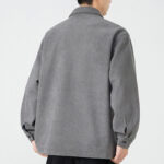 Buddha Stones Long Sleeve Frog-button Design Men's Polyester Jacket Shirt With Pockets - image 6