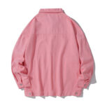 Buddha Stones Long Sleeve Button Stand Collar Design Men's Cotton Jacket Shirt With Pockets - image 10