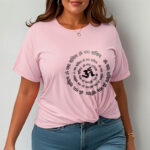 Buddha Stones OM Symbol Sanskrit Mantras Design Cotton Tee T-shirt - image 17