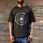 Buddha Stones OM Symbol Sanskrit Mantras Design Cotton Tee T-shirt - image 9