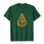 Buddha Stones Gourd OM Symbol Design Tee T-shirt - ForestGreen - 2XL - image 9