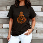 Buddha Stones Gourd OM Symbol Design Tee T-shirt - image 8