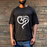 Buddha Stones Love Heart OM Symbol Design Tee T-shirt - image 3