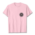 Buddha Stones Sun OM Symbol Design Tee T-shirt - LightPink - 2XL - image 16