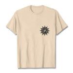 Buddha Stones Sun OM Symbol Design Tee T-shirt - Bisque - 2XL - image 12
