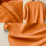 Buddha Stones Casual Plain Button Half Sleeve Middy Collar Cotton Women's Shirt - image 8