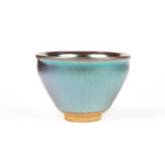 Buddha Stones Handmade Chinese Jianzhan Lotus Flower Blue Purple Ceramic Teacup Kung Fu Tea Cup 150ml - image 9