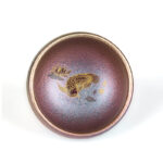 Buddha Stones Handmade Chinese Jianzhan Koi Fish Lotus Leaf Ceramic Teacup Kung Fu Tea Cup 150ml - image 25