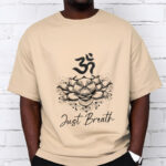 Buddha Stones Casual Om Symbol Lotus Flower Pattern Cotton Tee T-shirt - image 12