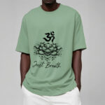Buddha Stones Casual Om Symbol Lotus Flower Pattern Cotton Tee T-shirt - image 16