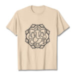 Buddha Stones Casual Mandala Design Ganesha Pattern Cotton Tee T-shirt - Bisque - 2XL - image 11