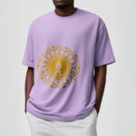 Buddha Stones Casual Hum Symbol Vishuddha Pattern Cotton Tee T-Shirt - image 18