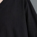 Buddha Stones Fall Casual Simple Design Long Sleeve Cotton Linen Maxi Dress With Pockets - image 11