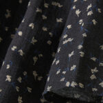 Buddha Stones Fall Printing Floral Buttons Lace Lapel Design Cotton Linen Midi Dress With Pockets - image 8