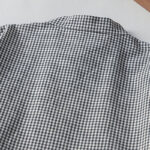 Buddha Stones Casual Plaid Pattern Long Lantern Sleeve Cotton Linen Midi Dress With Pockets - image 11