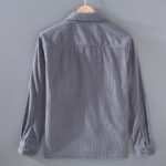 Buddha Stones Fall Vintage Lapel Design Long Sleeve Button Men's Cotton Jacket With Pockets - image 2