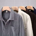 Buddha Stones Fall Vintage Lapel Design Long Sleeve Button Men's Cotton Jacket With Pockets - image 13