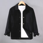 Buddha Stones Vintage Lapel Design Buttons Men's Long Sleeve Jacket With Pockets - Black - US/UK/AU42，EU52 (3XL) - image 7