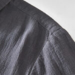 Buddha Stones Casual Plain Simple Buttons Design Men's Long Sleeve Ramie Linen Jacket With Pockets - image 21