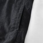 Buddha Stones Casual Plain Simple Buttons Design Men's Long Sleeve Ramie Linen Jacket With Pockets - image 9