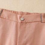 Buddha Stones Casual Straight Leg Design Women's Cotton Linen Pants With Pockets - image 2