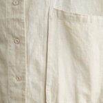 Buddha Stones Plain Design Long Sleeve Women's Cotton Linen Jacket With Pockets - image 10