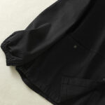 Buddha Stones Plain Button Design Stand Collar Women's Cotton Jacket - image 14