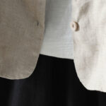 Buddha Stones Pure Color V-neck Women's Cotton Jacket With Pockets - image 4