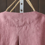 Buddha Stones Pure Color V-neck Women's Cotton Jacket With Pockets - image 17