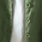 Buddha Stones Pure Color V-neck Women's Cotton Jacket With Pockets - image 20