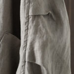 Buddha Stones Pure Color V-neck Women's Cotton Jacket With Pockets - image 26