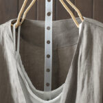 Buddha Stones Pure Color V-neck Women's Cotton Jacket With Pockets - image 25