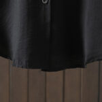 Buddha Stones Plain Buttons Women's Cotton Coat With Pockets - image 15