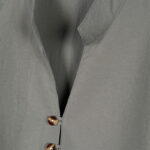 Buddha Stones Solid Color Buttons Fall Long Sleeve Linen Men's Shirt - image 3