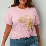 Buddha Stones Casual Golden Side Buddha Lotus Flower Pattern Cotton Tee T-Shirt - image 14