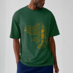 Buddha Stones Casual Golden Side Buddha Lotus Flower Pattern Cotton Tee T-Shirt - image 12