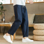 Buddha Stones Summer Men's Cotton Pants With Pockets - image 16