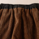 Buddha Stones Color Contrast Corduroy Cotton Women's Thermal Fleece-Lined Harem Pants With Pockets - image 21