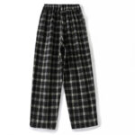 Buddha Stones Retro Plaid Pattern Women's Fleece-Lined Harem Cotton Pants With Pockets - image 11
