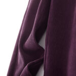 Buddha Stones Casual Solid Color Women's Wide Leg Corduroy Cotton Fleece-Lined Pants With Pockets - image 32
