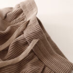 Buddha Stones Casual Solid Color Women's Wide Leg Corduroy Cotton Fleece-Lined Pants With Pockets - image 22