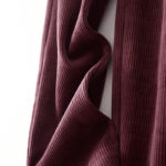 Buddha Stones Casual Solid Color Women's Wide Leg Corduroy Cotton Fleece-Lined Pants With Pockets - image 17