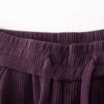 Buddha Stones Casual Solid Color Women's Wide Leg Corduroy Cotton Fleece-Lined Pants With Pockets - image 31