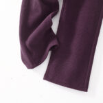 Buddha Stones Casual Solid Color Women's Wide Leg Corduroy Cotton Fleece-Lined Pants With Pockets - image 33