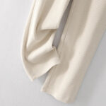Buddha Stones Casual Solid Color Women's Wide Leg Corduroy Cotton Fleece-Lined Pants With Pockets - image 7