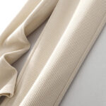 Buddha Stones Casual Solid Color Women's Wide Leg Corduroy Cotton Fleece-Lined Pants With Pockets - image 5